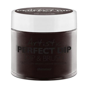 Artistic Dip & Brush - My Sweet Escape, Black Red Pearl 23g - Professional Salon Brands