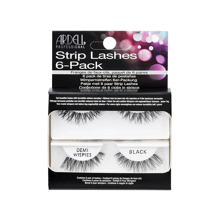 Ardell Lashes Invisibands Natural Demi Wispies Black 6pk - Professional Salon Brands