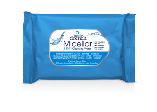 3 IN 1 - Body Drench Micellar Cleansing Wipes 30ct