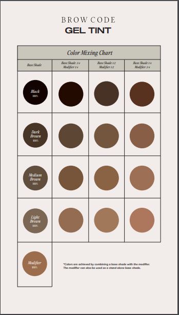 Brow Code Gel Based Tint 15ml - Professional Salon Brands