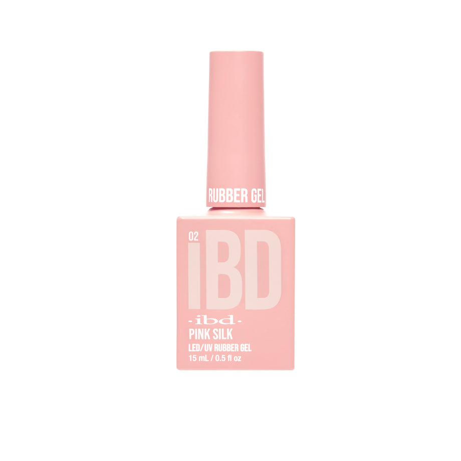 ibd Rubber Gel Pink Silk 15ml - Professional Salon Brands