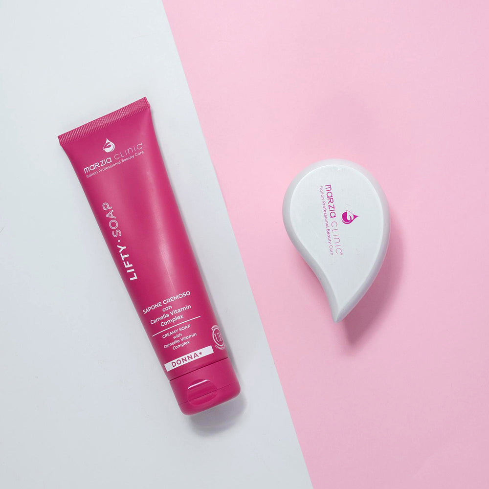 Intensive Cleaning Set for Menopause Skin Care Exfoliant Brush and