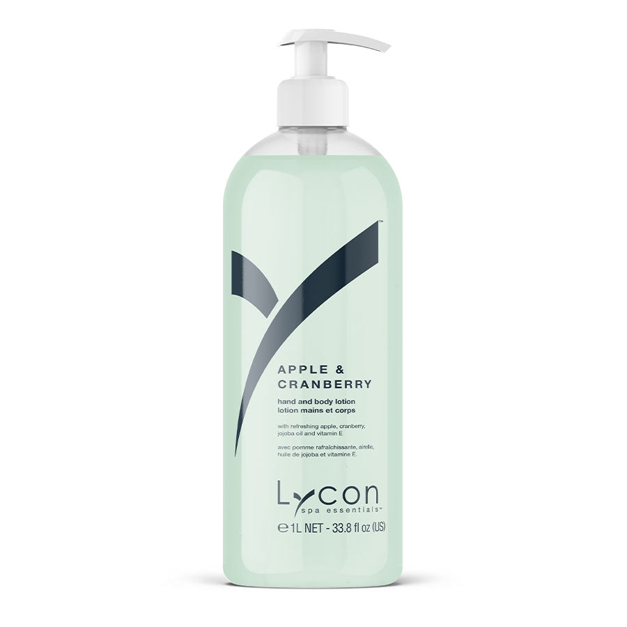 Lycon Apple and Cranberry Hand and Body Lotion 1 Litre