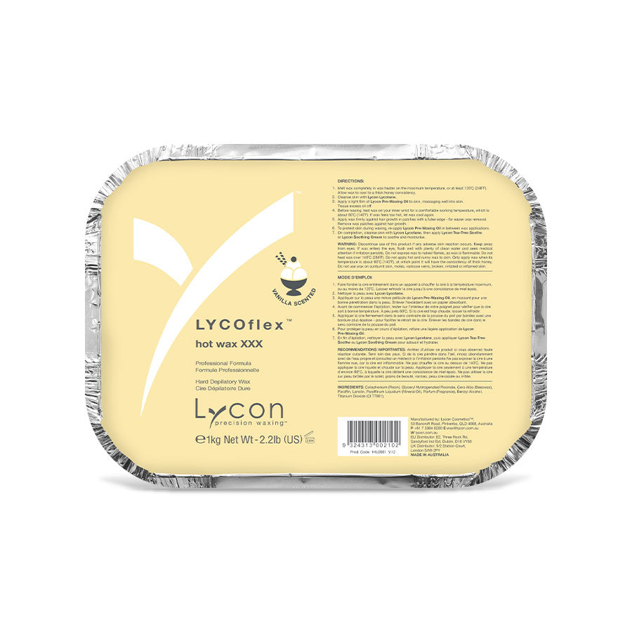 Lycon Lycoflex Hot Wax Vanilla Scented 1KG