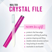 Nail Tek Mini Crystal File 3" - Professional Salon Brands