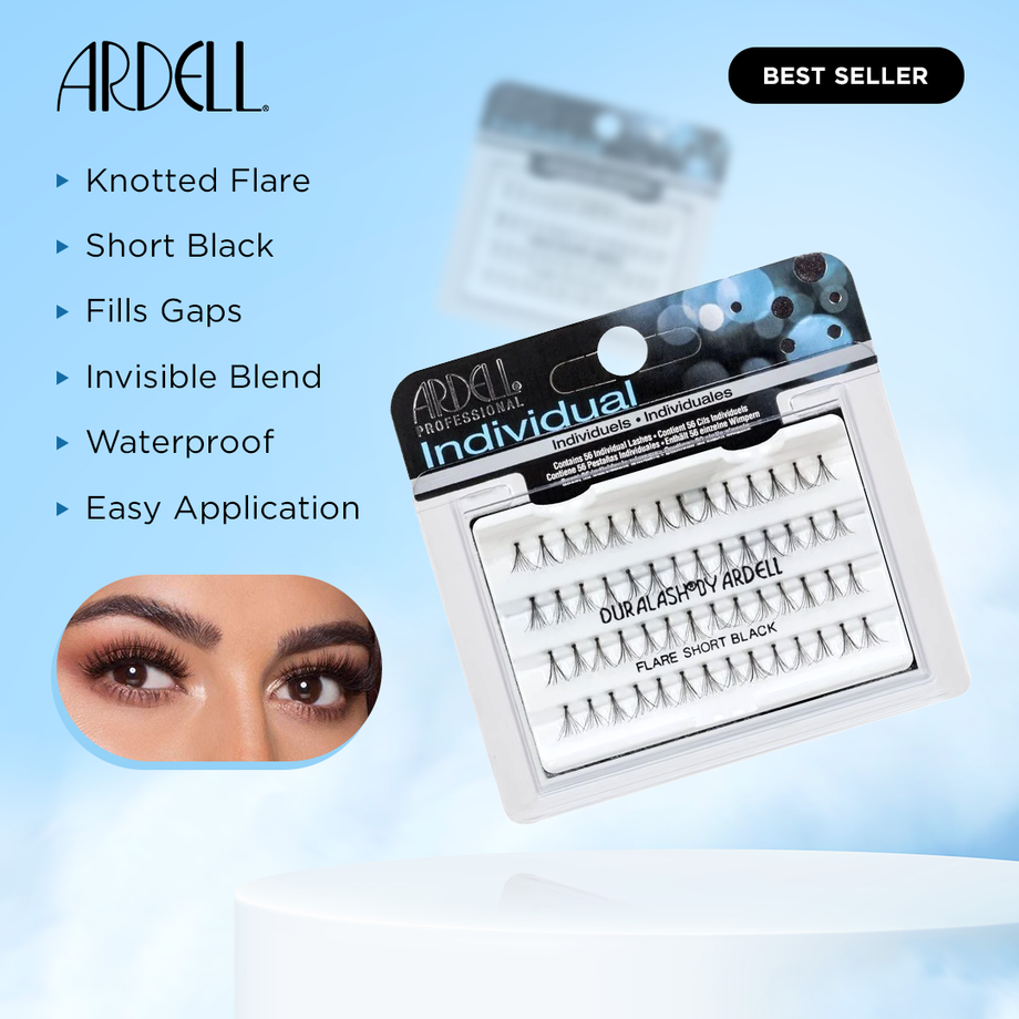 Ardell Lashes Duralash Individual Flare Knotted - Short Black