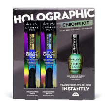 Load image into Gallery viewer, CHROME 3PC KIT - HOLOGRPAHIC LOOK - Professional Salon Brands
