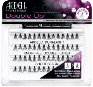 Ardell Lashes Double Individuals Knot-Free - Short Black - Professional Salon Brands
