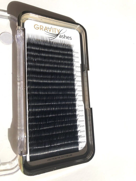 Gravity Lashes Lash C Curl  0.20  Volume II 20 Line 11mm - Professional Salon Brands