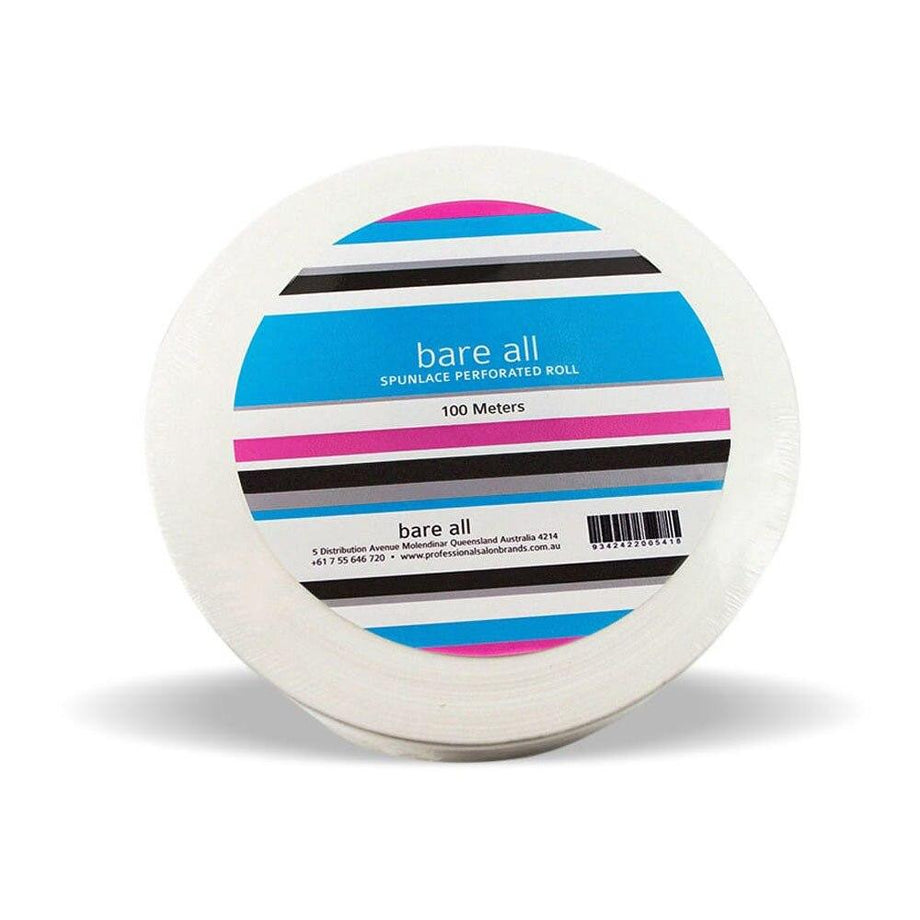 Bare All Spunlace Roll 100mt Wax Strips
