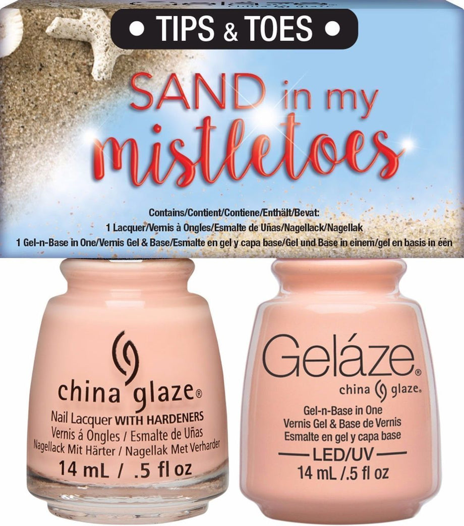 China Glaze Gelaze Gel & Lacquer Duo - Sand In My Mistletoe