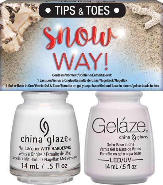 China Glaze Gelaze Gel & Lacquer Duo - Snow Way!