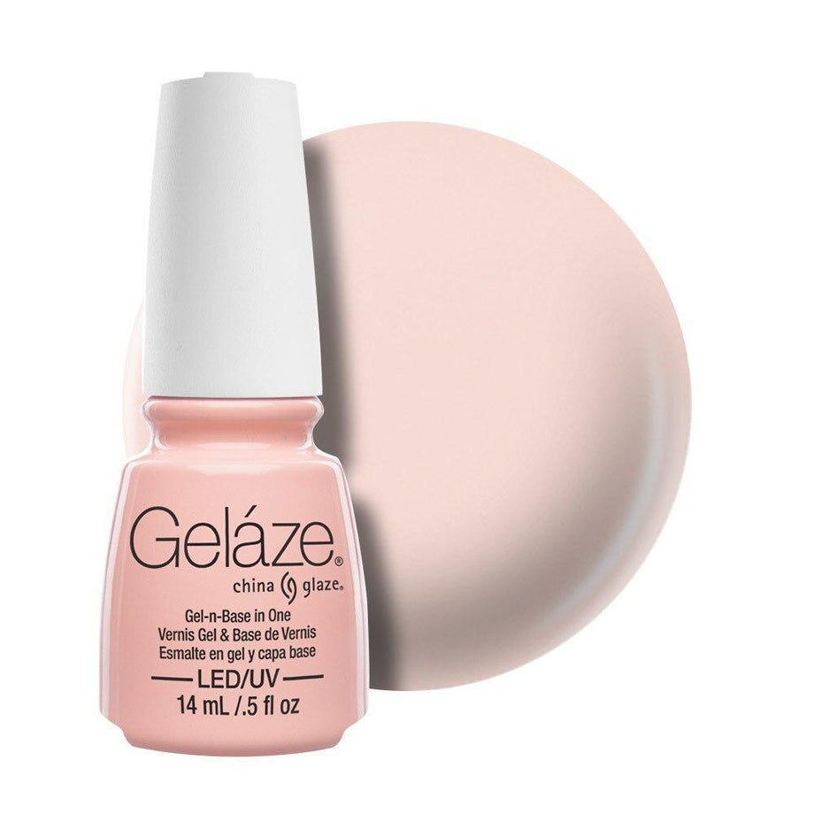China Glaze Gelaze Gel & Base 14ml - Diva Bride