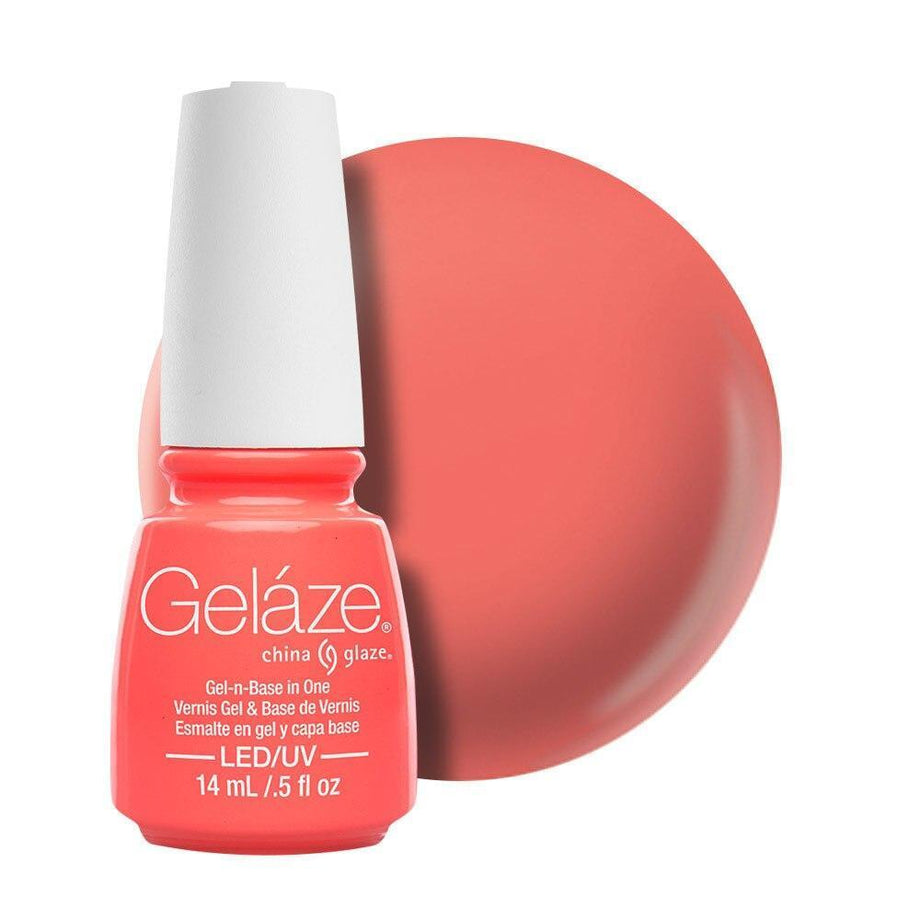 China Glaze Gelaze Gel & Base 14ml - Flip Flop Fantasy