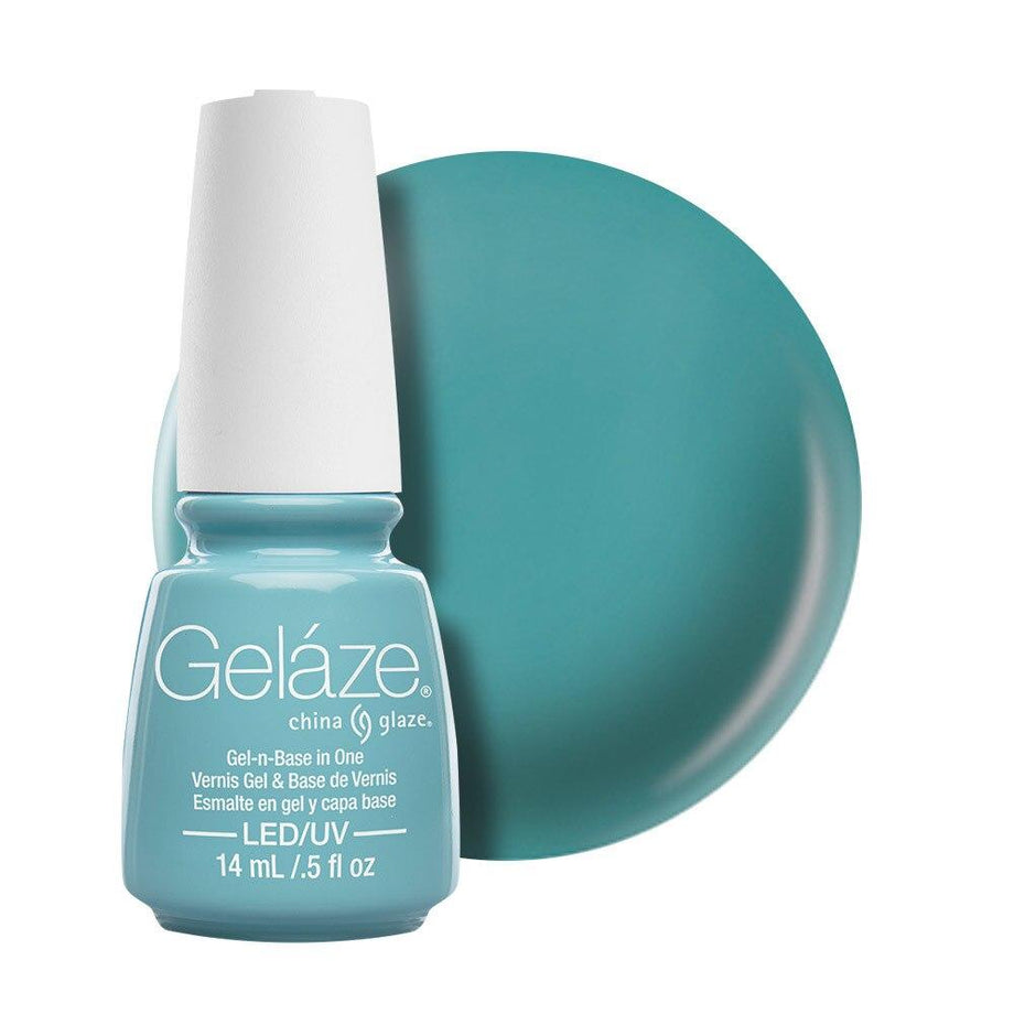 China Glaze Gelaze Gel & Base 14ml - For Audrey