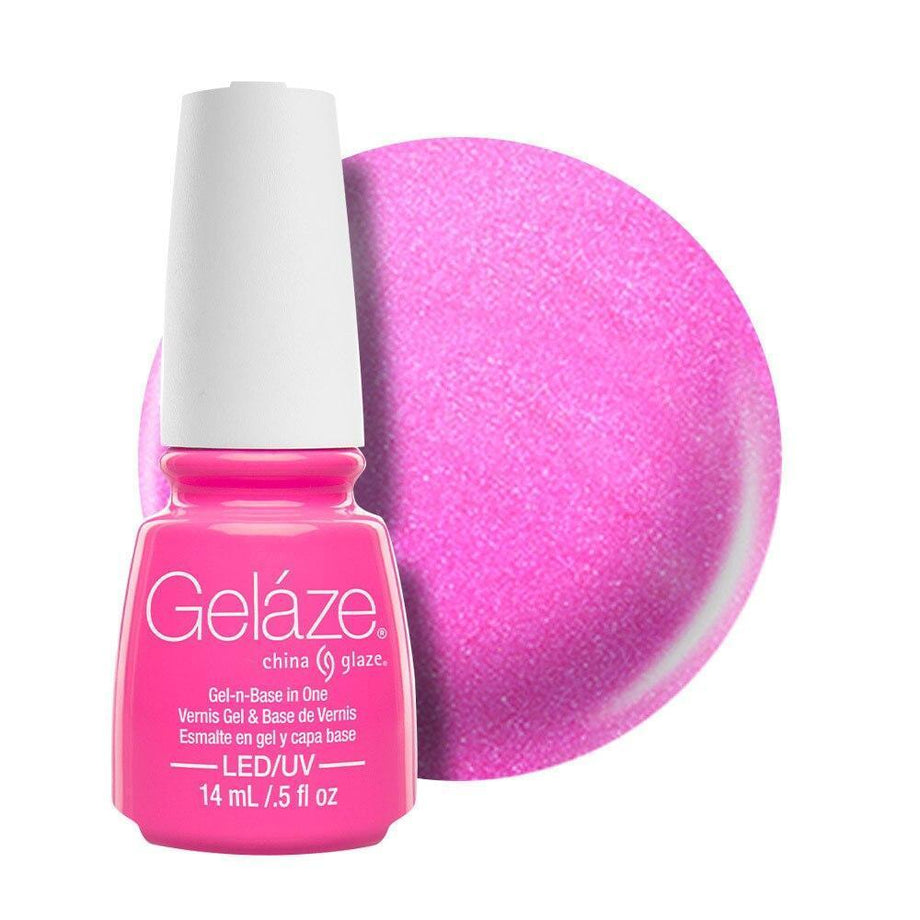 China Glaze Gelaze Gel & Base 14ml - Hang-Ten Toes
