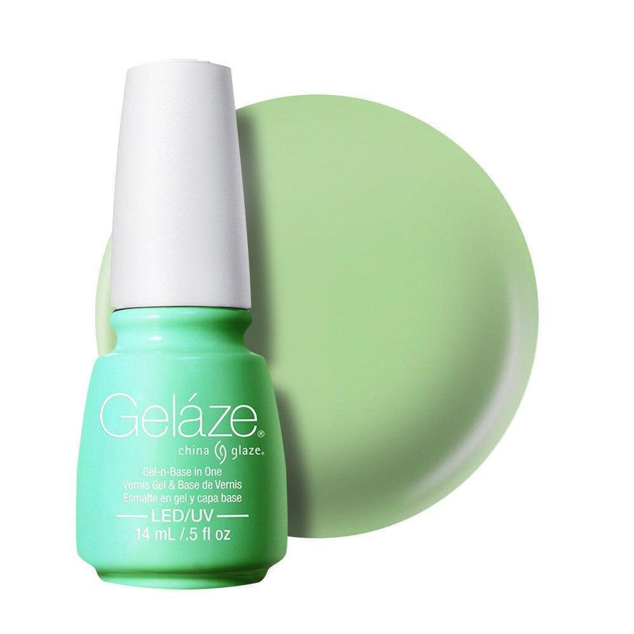 China Glaze Gelaze Gel & Base 14ml - Highlight Of My Summer