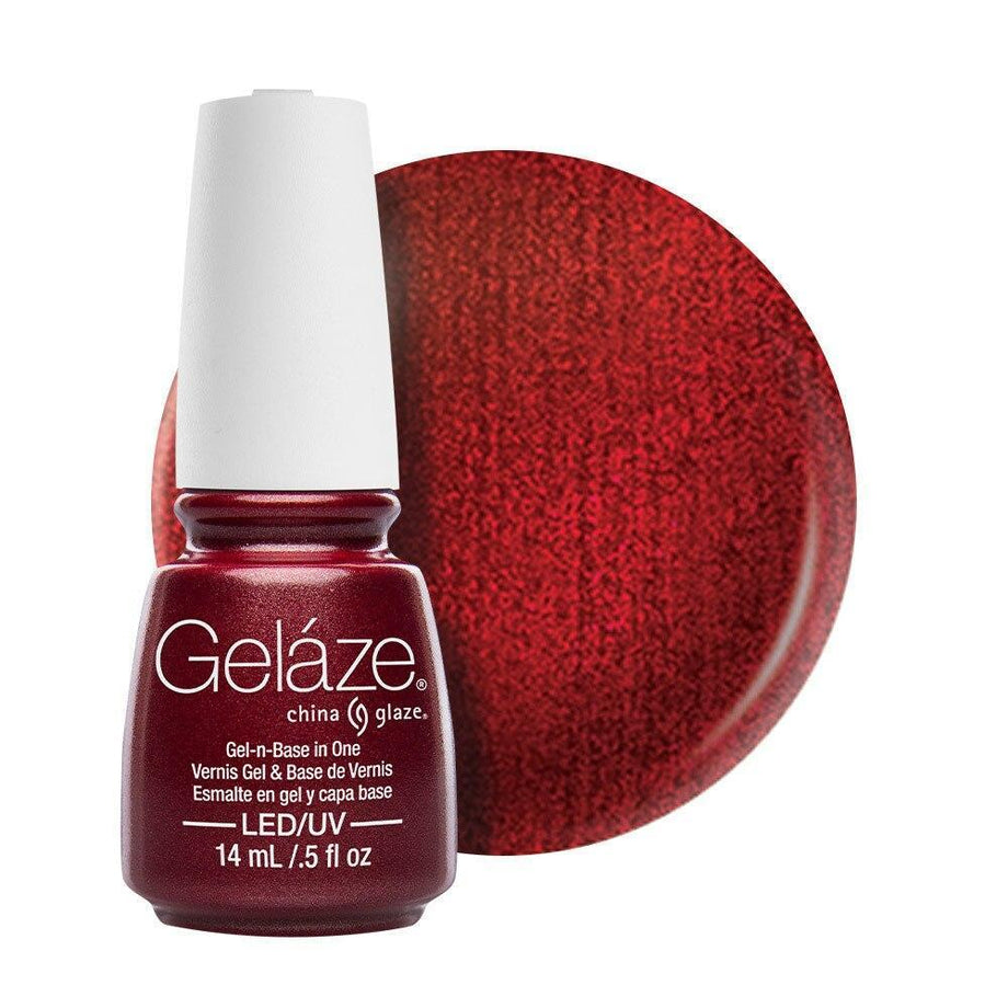 China Glaze Gelaze Gel & Base 14ml - Long Kiss