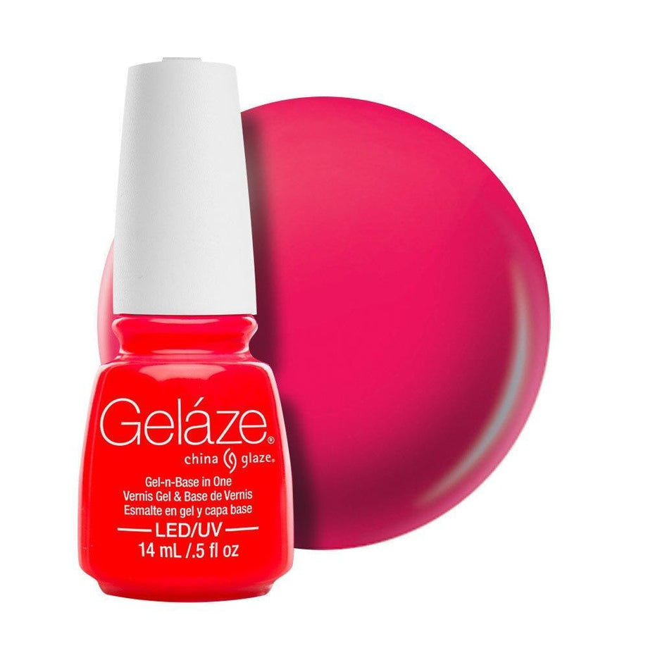 China Glaze Gelaze Gel & Base 14ml - Pool Party