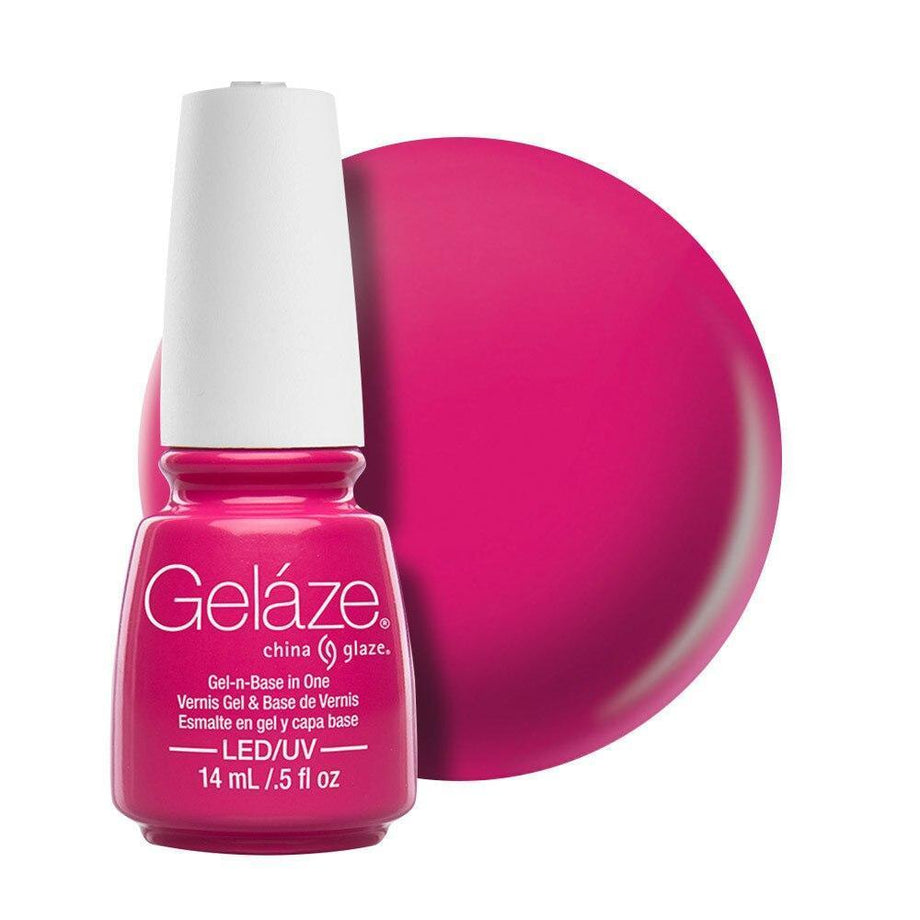 China Glaze Gelaze Gel & Base 14ml - Rich & Famous