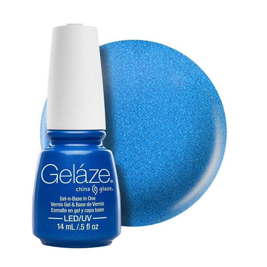 China Glaze Gelaze Gel & Base 14ml - Splish Splash