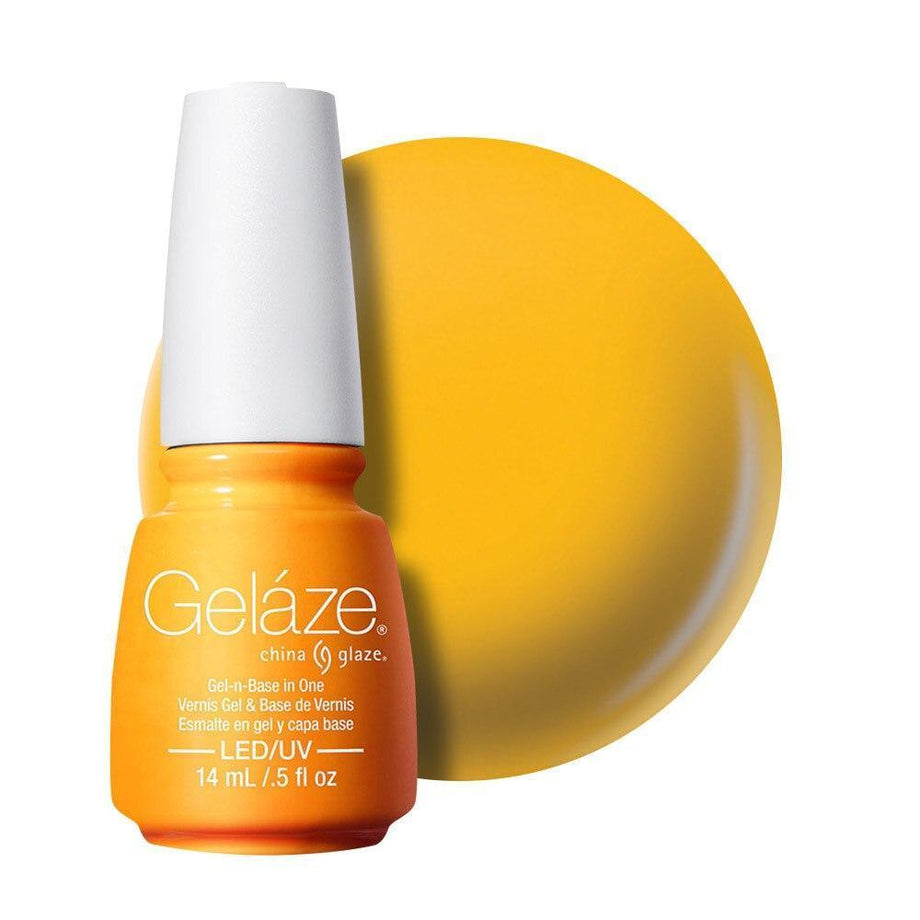 China Glaze Gelaze Gel & Base 14ml - Sun Worshiper