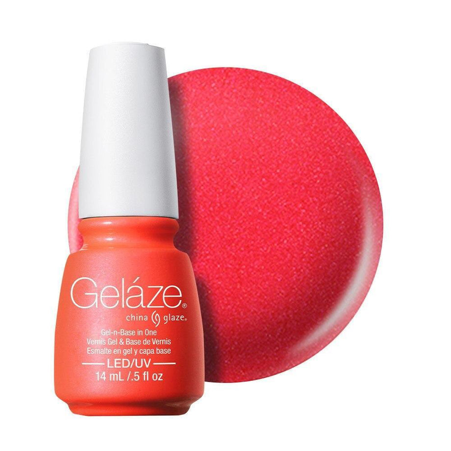 China Glaze Gelaze Gel & Base 14ml - Surfin' For Boys