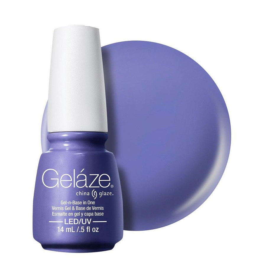 China Glaze Gelaze Gel & Base 14ml - What A Pansy