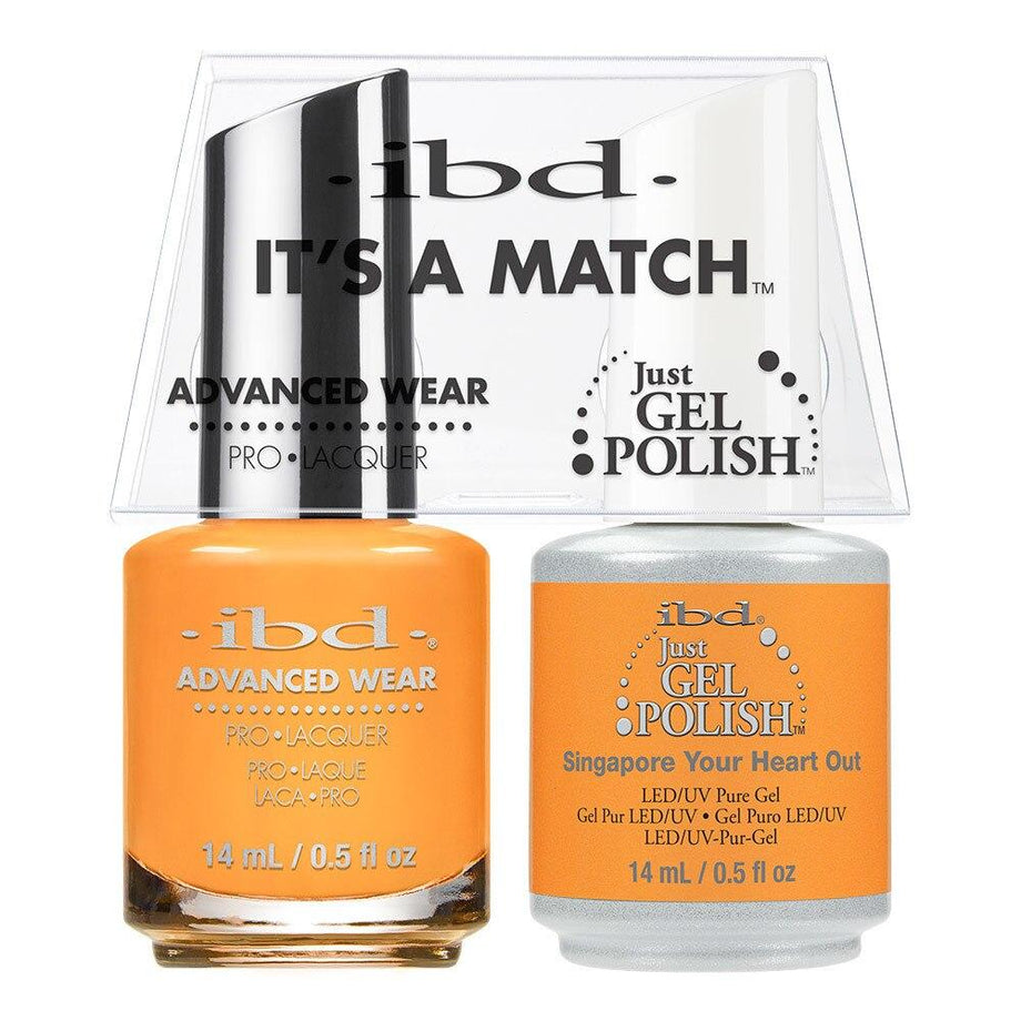 ibd Just Gel Polish & Advanced Wear Duo - Singapore Your Heart Out