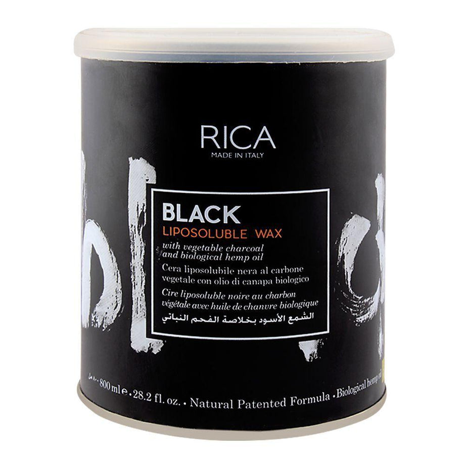 Rica Liposoluble Wax 800ml - Black Hemp