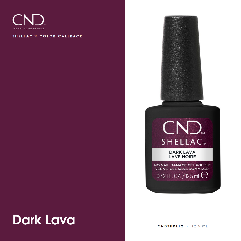 CND® SHELLAC® Colour CallBack Dark Lava (12.5 mL)