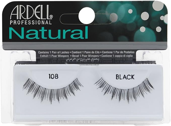 Ardell Lashes 108 Demi Black - Professional Salon Brands