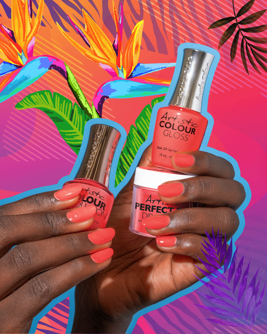 ARTISTIC - BRING THE HEAT - CORAL PINK NEON CRÈME - DIP 23g - Professional Salon Brands