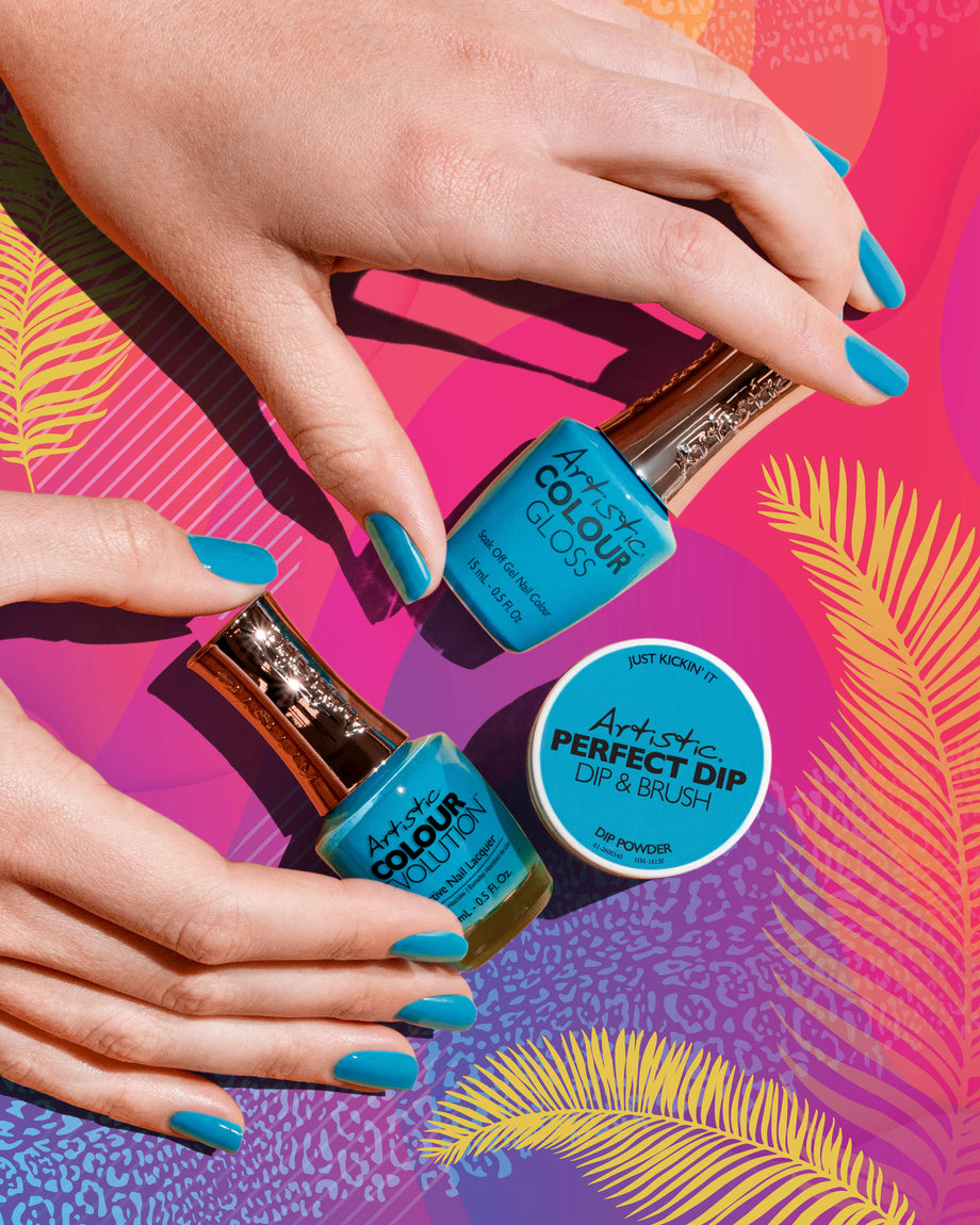 ARTISTIC - JUST KICKIN' IT - BLUE NEON - GEL 15mL - Professional Salon Brands