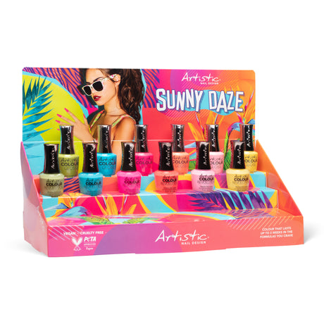 ARTISTIC - SUNNY DAZE - COLOUR GLOSS & COLOUR REVOLUTION - 12PC DISPLAY - Professional Salon Brands