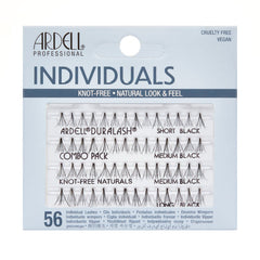 Ardell Lashes Individual Naturals Knot-Free - Combo Black