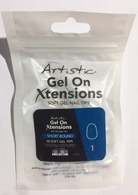 Artistic Gel On Xtensions Short Round Refill #1 50pk