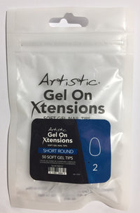 Artistic Gel On Xtensions Short Round Refill #2 50pk