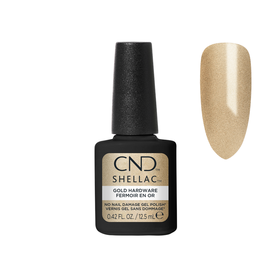 CND™ SHELLAC® Colour Coat Gold Hardware 12.5 mL