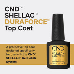 CND® SHELLAC® Gel Polish Duraforce Top Coat 12.5 mL