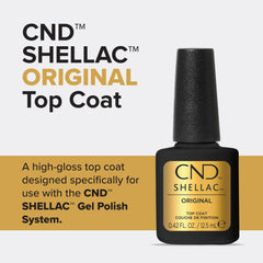 CND® SHELLAC® Gel Polish Original Top Coat 12.5 mL