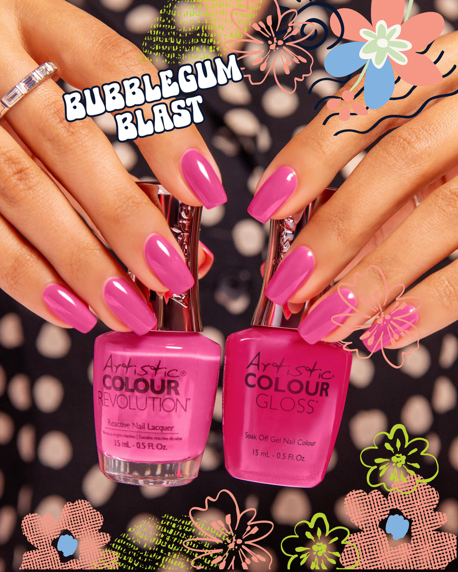 Artistic Bloom Rush Bubblegum Blast Lacquer 15ml - Professional Salon Brands