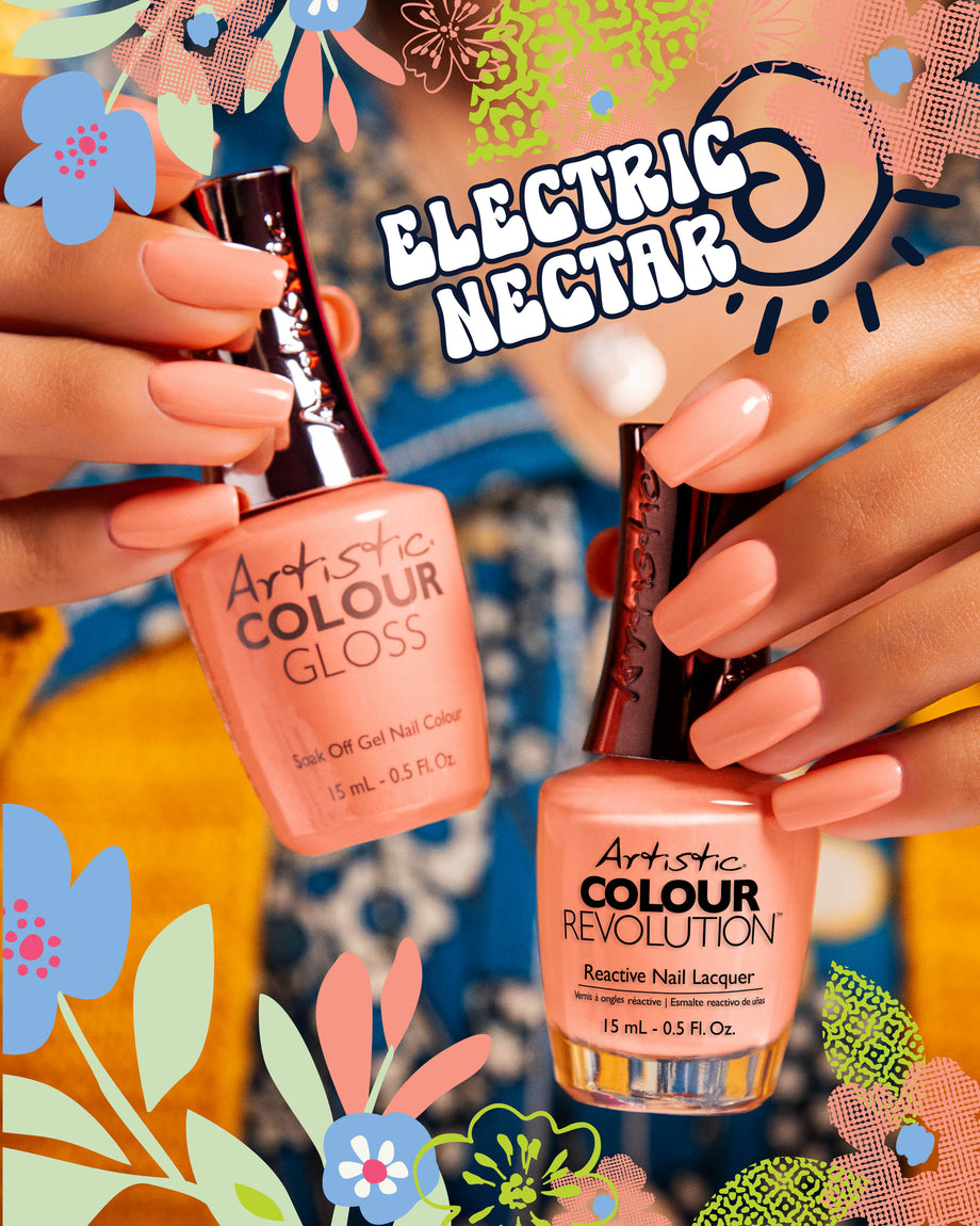 Artistic Bloom Rush Electric Nectar Lacquer 15ml - Professional Salon Brands