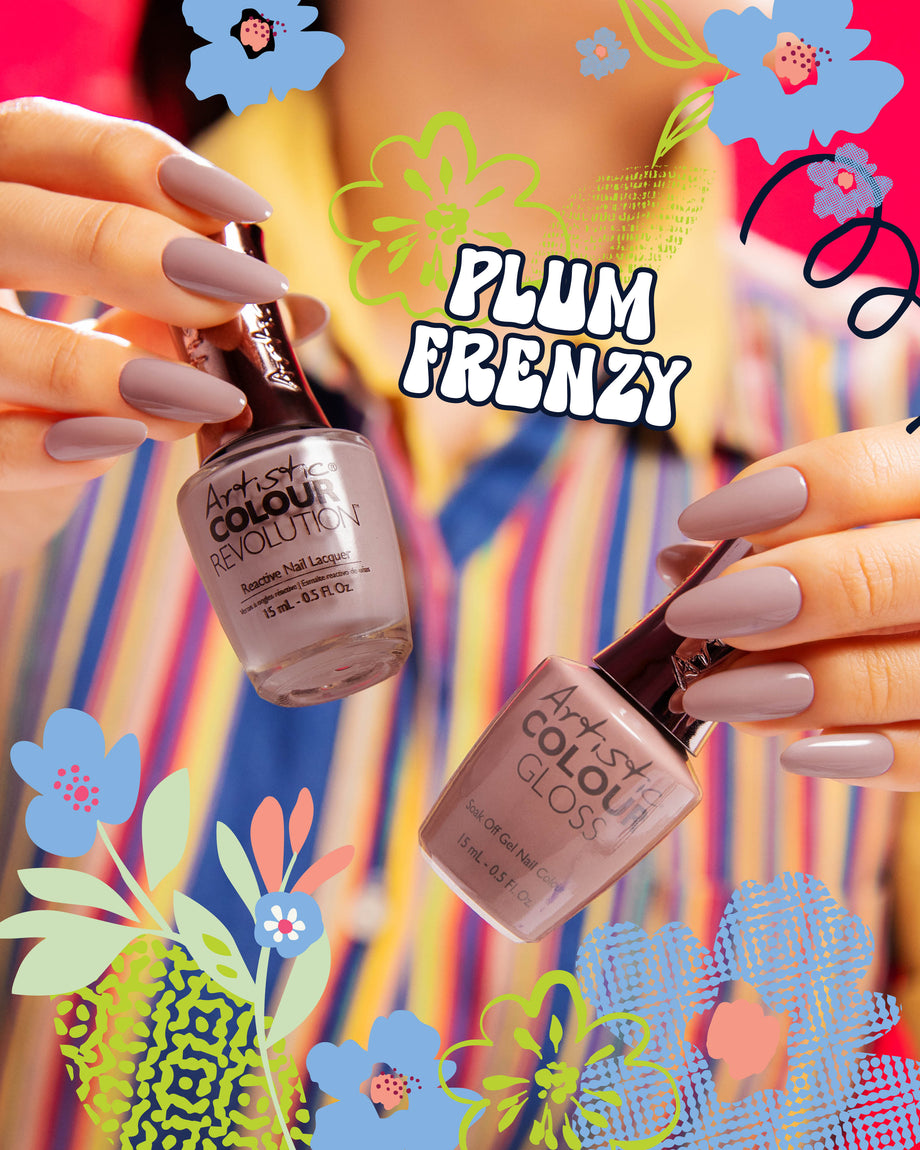 Artistic Bloom Rush Plum Frenzy Lacquer 15ml - Professional Salon Brands