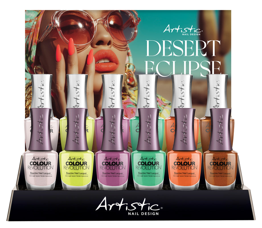 Artistic Nail Design Desert Eclipse 12 PC Mixed Display