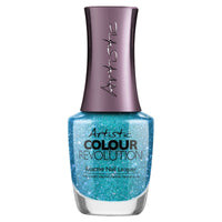 Artistic Nail Design Electric Euphoria Lacquer Blue Voltage 15ml
