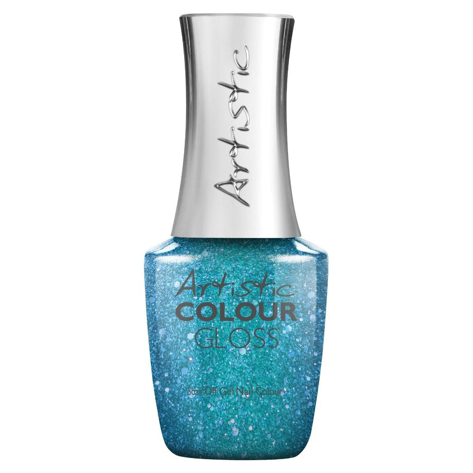 Artistic Nail Design, Artistic Colour Gloss Soak Off Gel Blue Voltage, 15ml