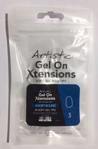 Artistic Gel On Xtensions Short Round Refill #3 50pk