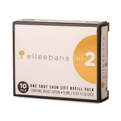 Elleebana One shot lash lift - #2 set lotion sachets - Professional Salon Brands