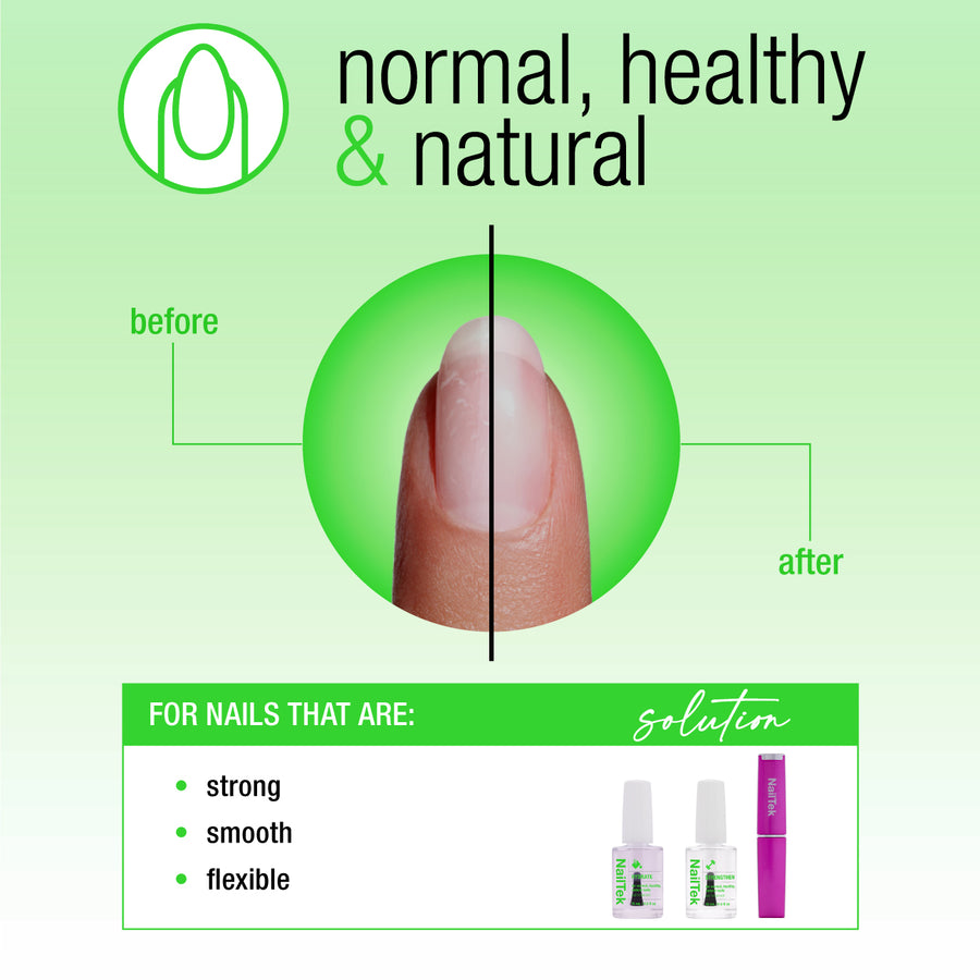 Nail Tek Nail Nutrition For Normal Healthy Nails 3pc Kit